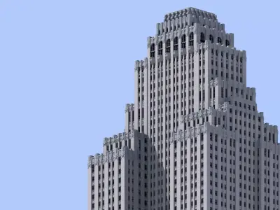 Park Plaza Hotel 3D print model