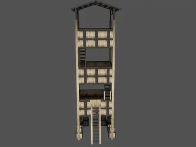 Forest Watchtower Free 3D model