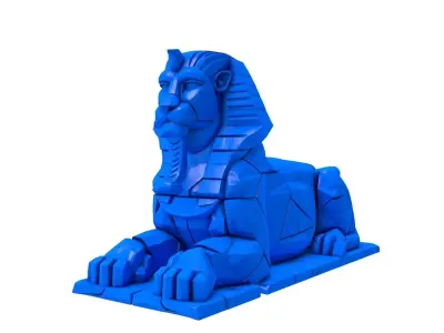 Great Sphinx Of Giza -  Egyptian Statue - Egyptian Sphinx 3D print model