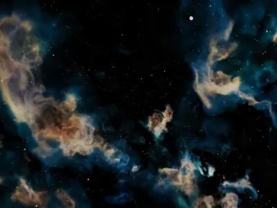 HDRI Panoramic Sky - VR 360 starfield extreme space environment Low-poly 3D model