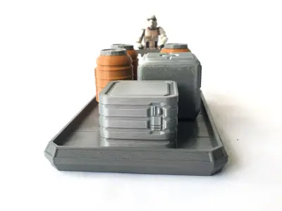 CUSTOM SCI FI GRAV SLED 3D print model