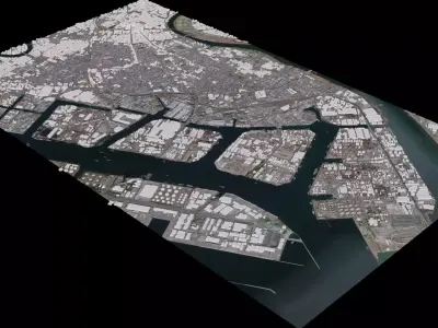 Kawasaki port of san francisco 3D model