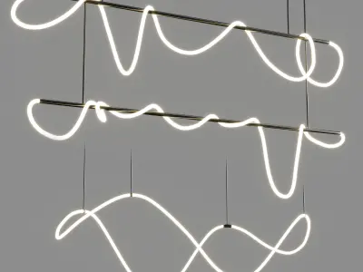 GLORIFY Aliexpress Pendant lights collection 202 Low-poly 3D model