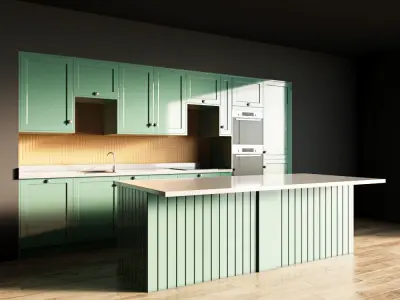 4-Kitchen4 glossy 1 3D model