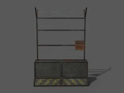 Concrete Barrier 3D model get
