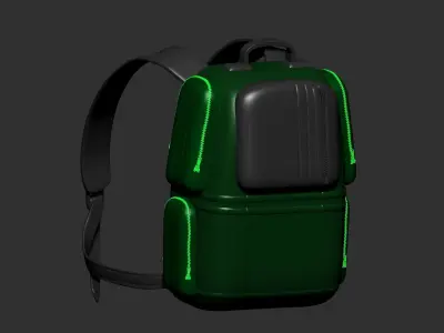 backpack sculpt 3d printable  3D model