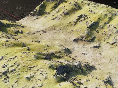 Iceland Canyon 9 3D model