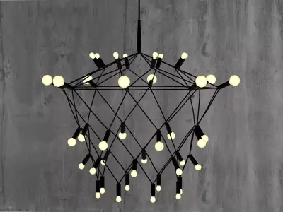 Orbit Chandelier 3D model