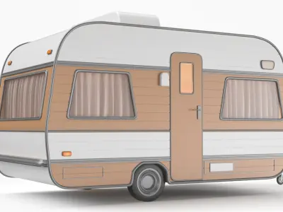  Caravan 3D Model 