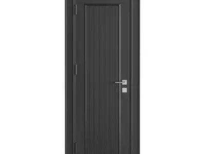 Modern entrance door 13 3D model
