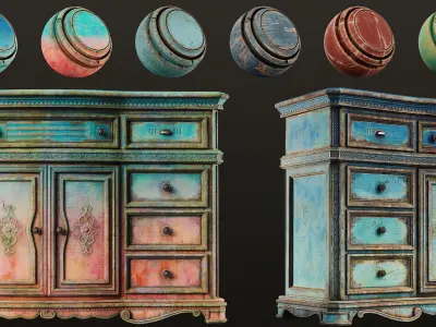 Wood Signature Smart Materials Substance 3d painter Texture