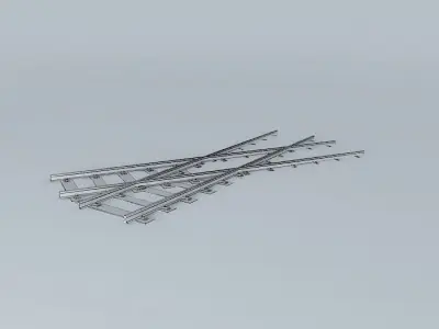 Eco Rail Dirty Yard X-Over Old Steam Days Free 3D model