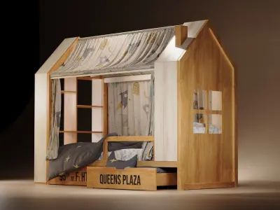 Bed Kids - 3D MODEL 3D model