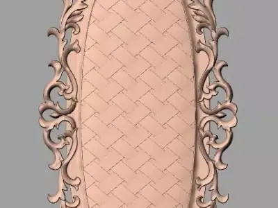 European furniture 3D relief models for CNC wood engraving E177 3D model