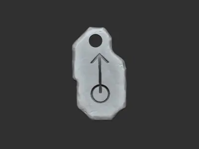 Tibia HMM Rune - CGI or Printable - 06 Variations Free 3D print model