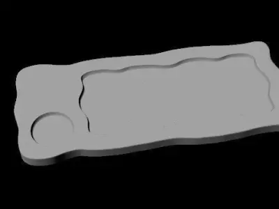 carved tray Free 3D model