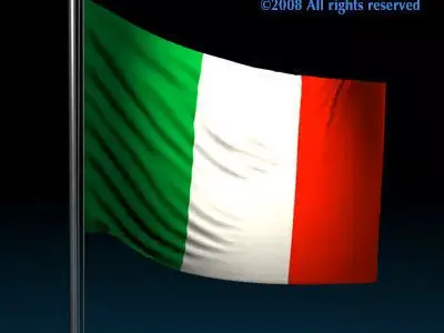 Flag Italy 3D model