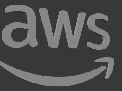 AWS Logo Free 3D model