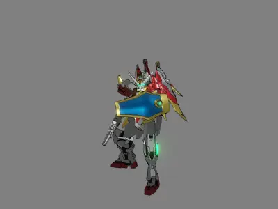 Attacker Gundam 21 3D model