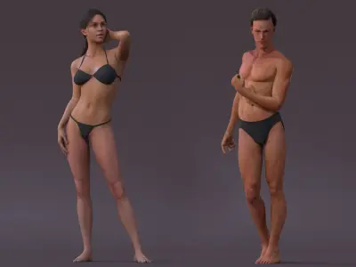  Male Female Full BodyRig 