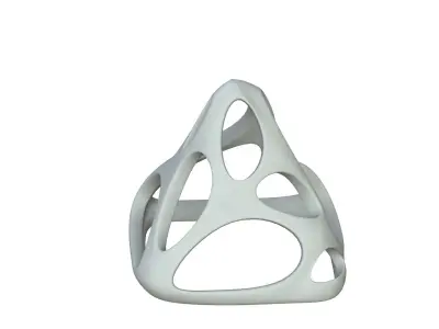 SciFi Cube Object No 58762 Low Poly Shape Low-poly 3D model