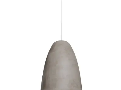 nyra wabi sabi pendant light Low-poly 3D model