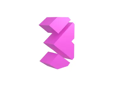 Sci-Fi Number 3 v1 004 Low-poly 3D model