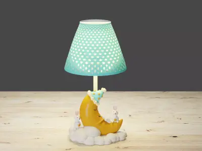 Lovely desk lamp 3D model