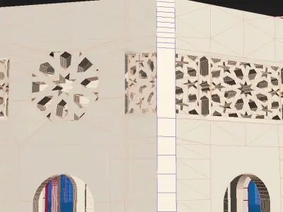 Al Raha Theatre - Arabic Building for exterior No interior 3D model