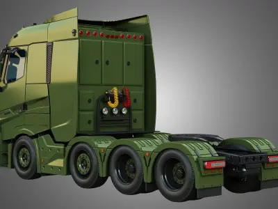 T520 - 8X4 Heavy Haulage Truck 3D model