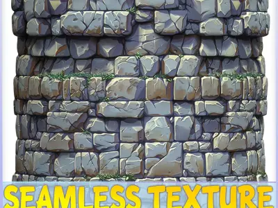 Stylized Wall Seamless Texture Texture 124