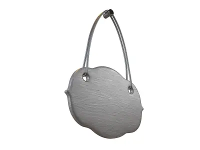 Sign Board v1 002 Low-poly 3D model