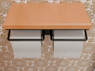 Simple restroom 3D model