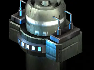 Satellite City Objects 03 3D model