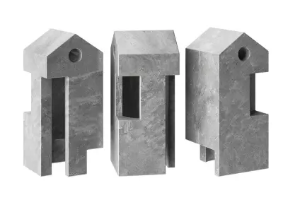 The Village Lighthouse Sculpture by Salvatori 3D model