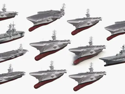  US Aircraft Carriers Collection 2 