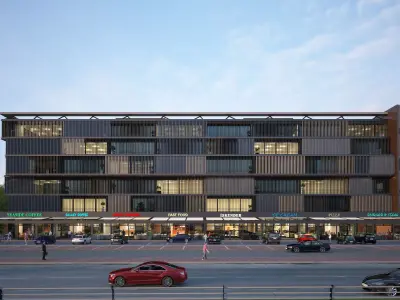 VRAY FOR C4D 3D MODEL SCENE AND MANY OBJECTS 3D model