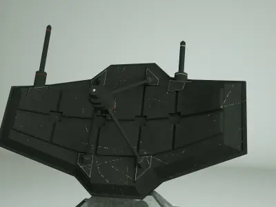 Army Radar Portable  V1 Low-poly 3D model