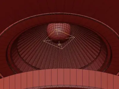 Delta types of recessed lighting fixtures 3D model