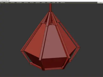 Harlow Pendant by Gabriel Scott Low-poly 3D model