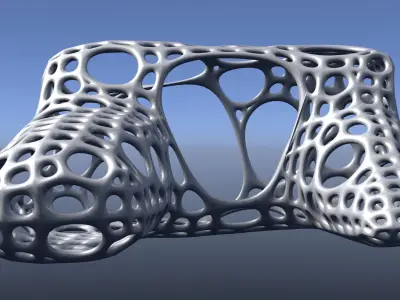 Parametric sculpture 25-37 3D model