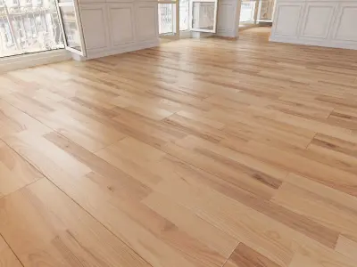 Wooden floor 30 WITHOUT PLUGINS 3D model