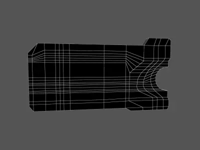 UHD High tech Graphical Interface v13 002 Low-poly 3D model
