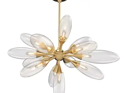 Cordoba Chandelier 39 Inch Ceiling Light 3D model