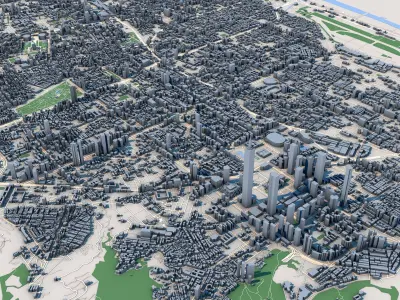 Taipei City Taiwan 3D model