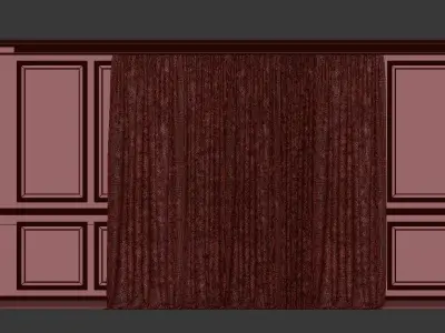 Curtain Set 255 3D model
