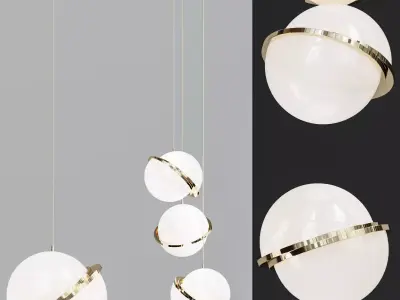 Crescent Light By Lee Broom 3D model