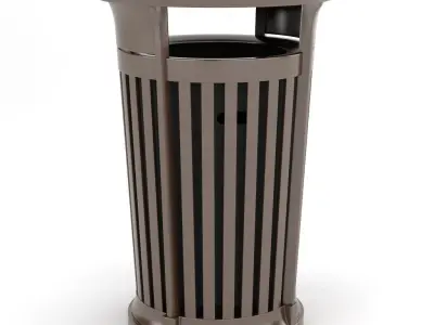 Lanscapeforms Concord  Bench Poe Litter Path Light Bike Rack 3D model