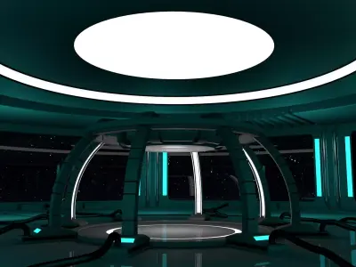 Sci Fi Interior 3D model