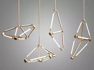 Sculptural Lighting By Bec Brittain 3D model purchase